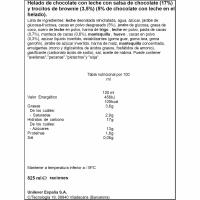 Helado brownie CARTE D'OR, tarrina 456 g