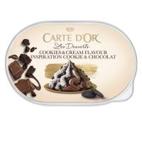 Helado de cookies&cream CARTE D'OR, tarrina 457 g