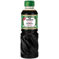 Salsa de soja menos sal KIKKOMAN, botella 480 ml