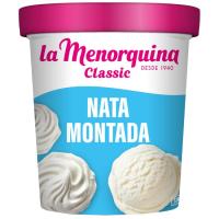 Helado de nata LA MENORQUINA, tarrina 200 g