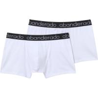 Slip de hombre cerrado, algodón elástico, blanco talla XL ABANDERADO, pack 2 uds