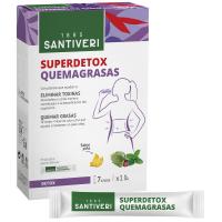 Superdetox quemagrasas en sticks SANTIVERI, caja 140 ml