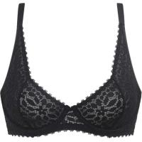 Sujetador de encaje negro con aro DIM, talla 100C