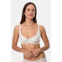 Sujetador de encaje blanco con aro DIM, talla 95B