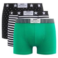 Bóxer hombre algodón elástico, verde talla XXL DIM, pack 3 uds