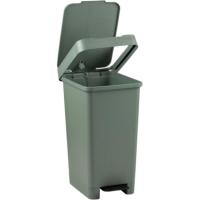 Cubo de basura Smart Sage verde oliva, 36x26x47 cm TATAY, 25 litros