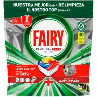 Lavavajillas máquina FAIRY PLATINIUM PLUS, bolsa 30 dosis