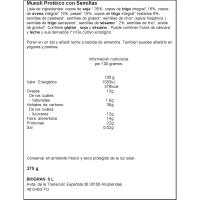 Muesli protein sin azúcares añadidos bio ECOCESTA, bolsa 375 g