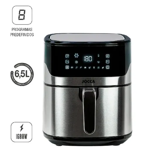 Freidora aire sin aceite, 1600 W, 6,5 litros, 2192 JOCCA