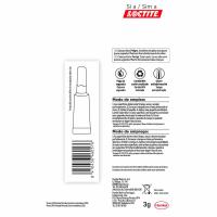 Adhesivo gel Superglue-3 reposicionable, todos los materiales LOCTITE, 3 g