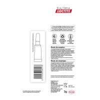 Adhesivo gel Superglue-3 reposicionable, todos los materiales LOCTITE, 3 g