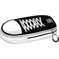 OH MY POP! 7222 Sneakers zapatila estutxe beltza eta zuria, 20x9x5 cm