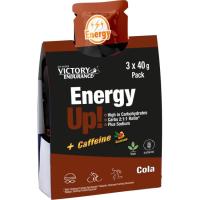 Energy up gel sabor cola cafeina WEIDER, 3 uds, caja 40 g