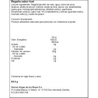 Regaña sin gluten sabor fuet ANCELIAC, bolsa 80 g