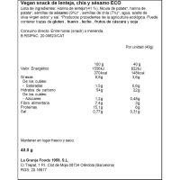 LA GRANJA Vegan dilista, chia eta sesamo zizka-mizka, poltsa 40 g