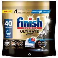 Lavavajillas maáuina FINISH ULTIMATE +, bolsa 40 dosis