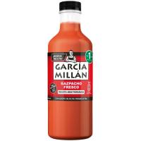 Gazpacho Mediterráneo fresco GARCIA MILLAN, botella 1 litro