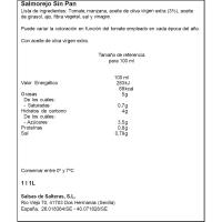 Salmorejo sin pan fresco GARCIA MILLAN, botella 1 litro