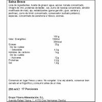 Salsa brava YBARRA, bocabajo 250 ml