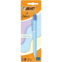 Bolígrafo de 4 colores, punta 1mm, colores exteriores ¿Cuál te llegará? Pastel BIC