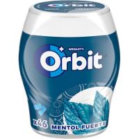 ORBIT mentol txikle gogorra gragean, potoa 64 g
