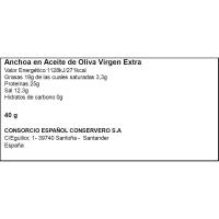 CONSORCIO antxoak oliba olio birjin estran, lata 29 g