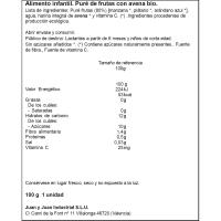 Manzana, plátano, arándanos y avena BE PLUS, bolsita 100 g