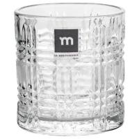 Vaso Largie, vidrio labrado transparente LA MEDITERRANEA, 275 ml
