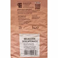 Café grano selección descafeinado BAQUE, paquete 1 kg