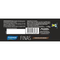 Barquillo de chocolate negro FONTANEDA FINAS, paquete 92 g