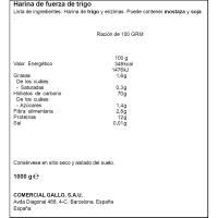 Harina de fuerza GALLO, paquete 1 kg