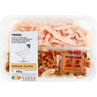 ROLER oilasko tirak barazkiekin fajitentzat, erretilua 400 g