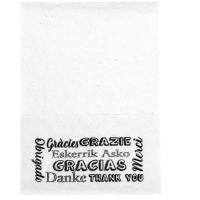 Servilleta de papel blanco 17x17 cm Miniservis BETIK, 100 uds