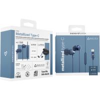 Auriculares boton tipo C color indigo Metallized ENERGY SISTEM