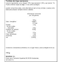 Tortitas de arroz y trigo sarraceno bio ECOCESTA, paquete 115 g