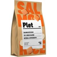 PLET txakur helduentzako izokin eta arroz pentsua, zakua 3 kg