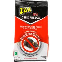 Raticida cebo fresco brodifacoum ZUM, bolsa 150 g
