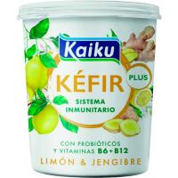 Kéfir con jengibre y limón KAIKU, tarrina 350 g