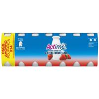 Actimel para beber de fresa  DANONE, pack 14x100 g