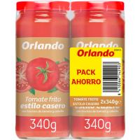 Tomate frito casero ORLANDO, pack 2x340 g
