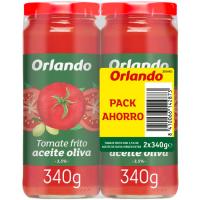 Tomate frito con aceite de oliva ORLANDO, pack 2x340 g