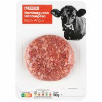 Hamburguesa de vacuno Angus EROSKI, bandeja 180 g