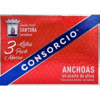 CONSORCIO antxoak oliba oliotan, sorta 3x29 g