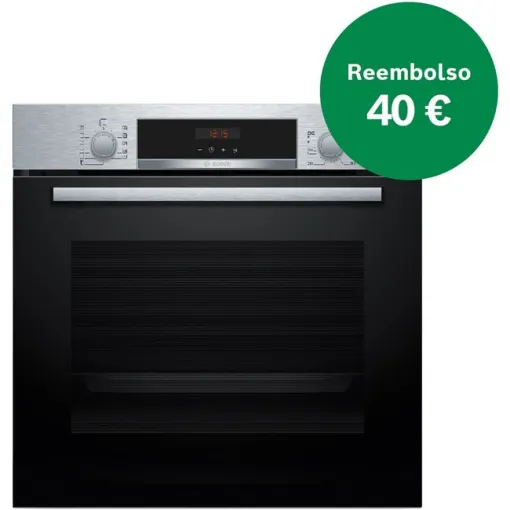 Horno multifunción 71litros con limpieza por Pirólisis y Aqualisis HBA574ES3 BOSCH