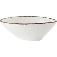 Bol ovalado blanco, porcelana KASA, 9,2x15,4x5 cm