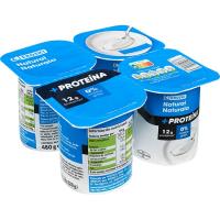 Leche fermentada sabor natural EROSKI, pack 4x120 g