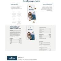 GËNTLE CHEF med-max senior txakurrentzako omega 3 Blanditos-ak, zakua 2,5 kg