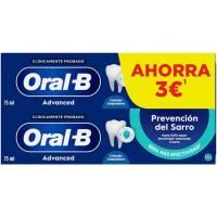 Dentífrico ORAL B PRO-EXPERT ADVANCE SCIENCE, pack 2x75 ml