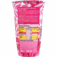 Cafe con leche sin azucares añadidos EROSKI, vaso 250 ml