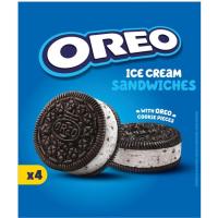 Helado Sandwich OREO, pack 4x110 ml